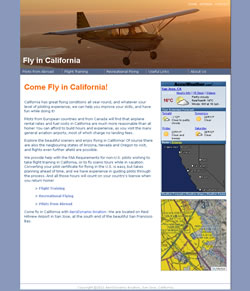Fly In California